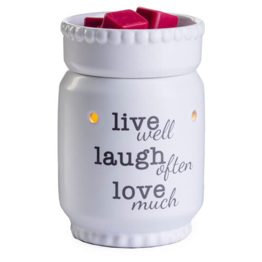 Live Laugh Love Illumination Warmer - by Stevie Buoy