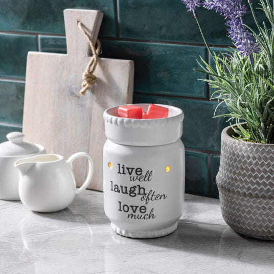 Live Laugh Love Illumination Warmer - by Stevie Buoy