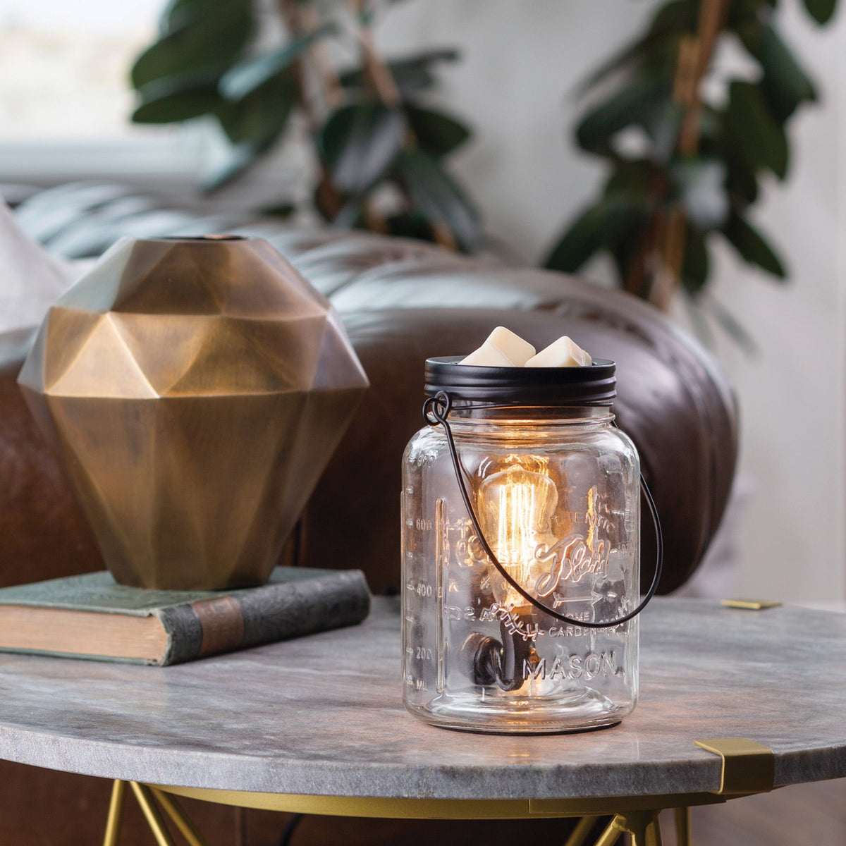 Mason Jar Edison Bulb Illumination Warmer - by Stevie Buoy