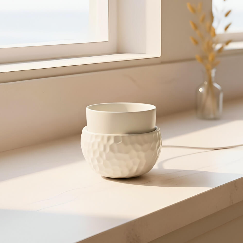 Matt White Heat Pad Wax Warmer - by Stevie Buoy