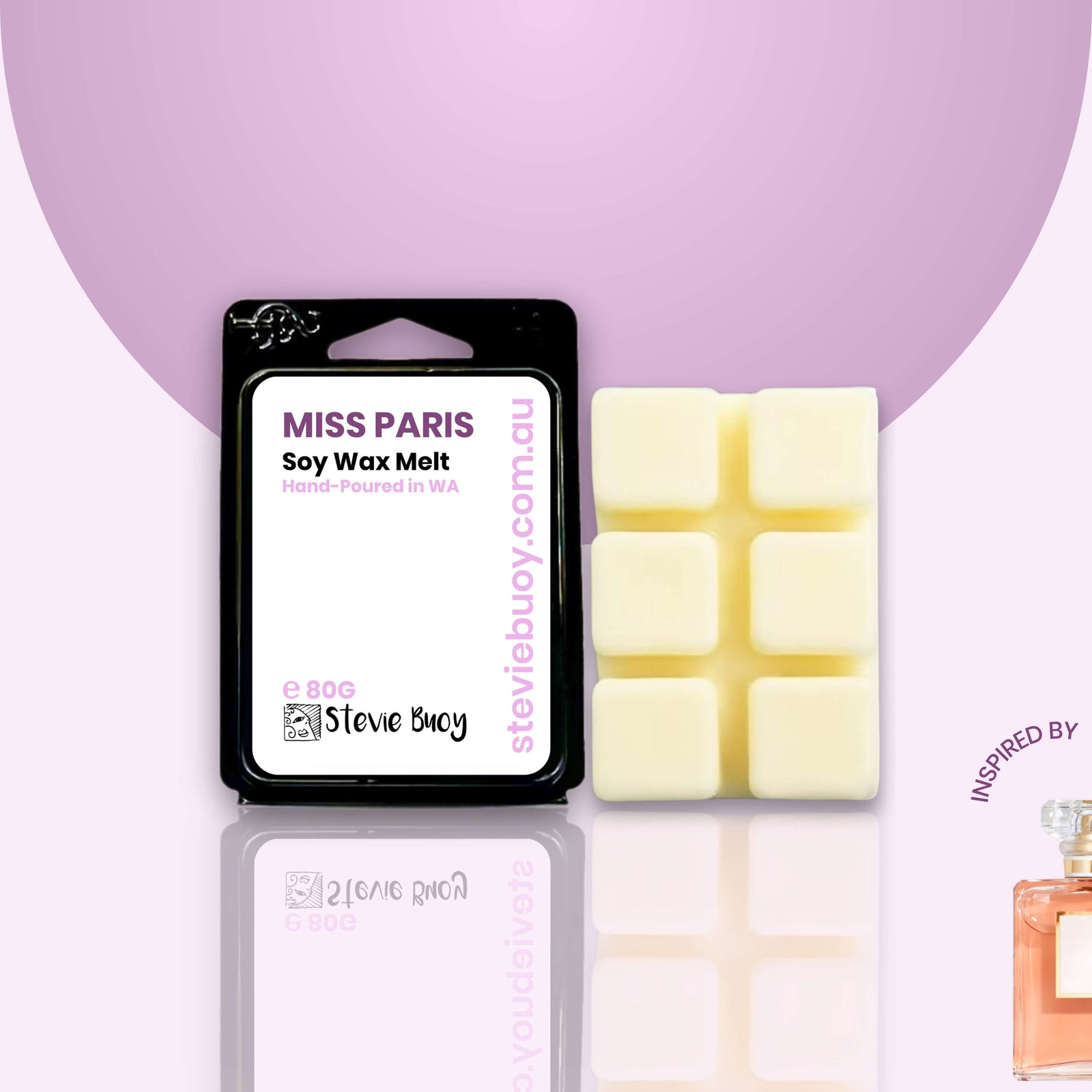Miss Paris Perfume Wax Melts - by Stevie Buoy