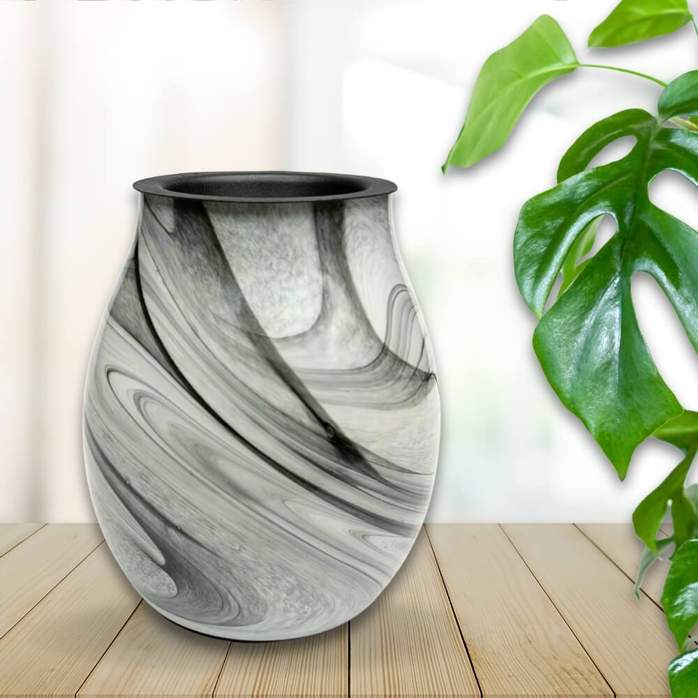 Monochrome Glass Heat Pad Wax Warmer - by Stevie Buoy