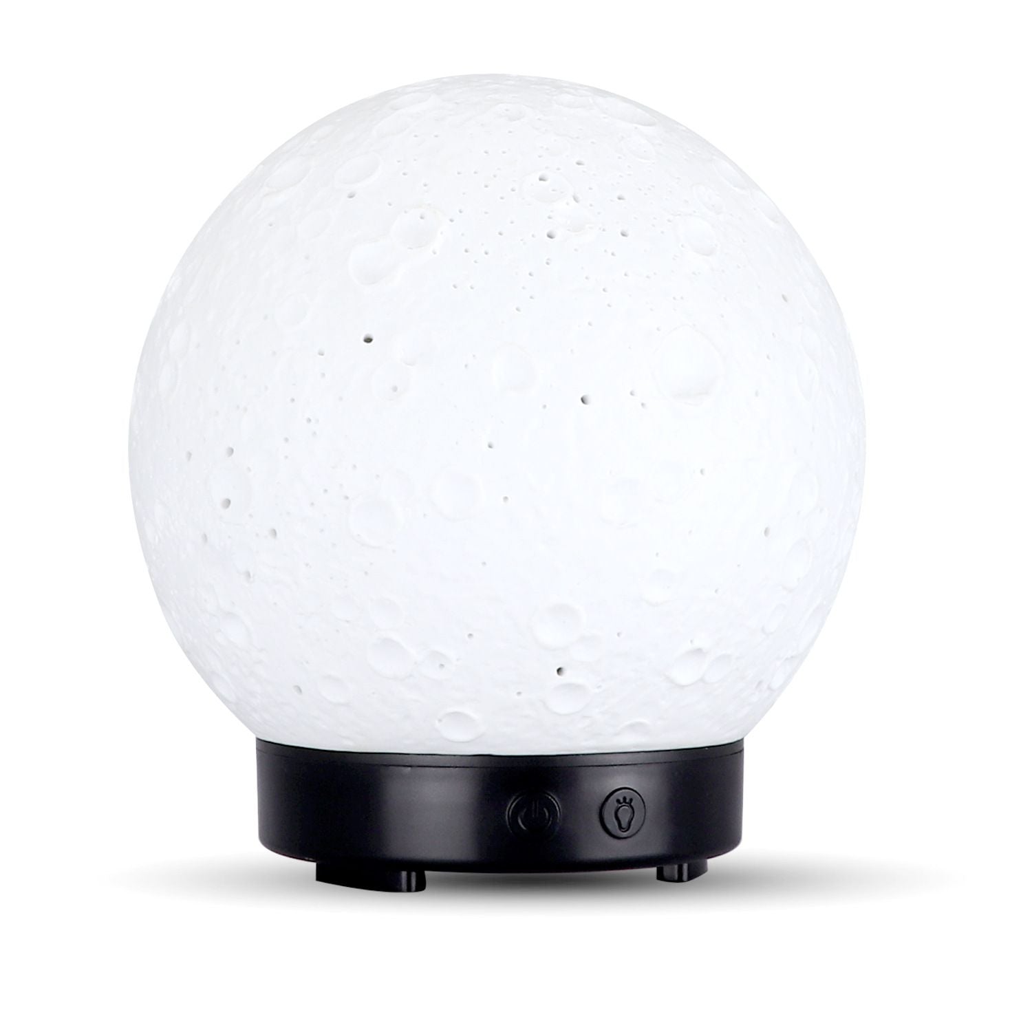 Moon Light Humidifier Aroma Diffuser (black Base) with Led Night Light Usb Desktop Essential Oil Diffuser Cool Mist