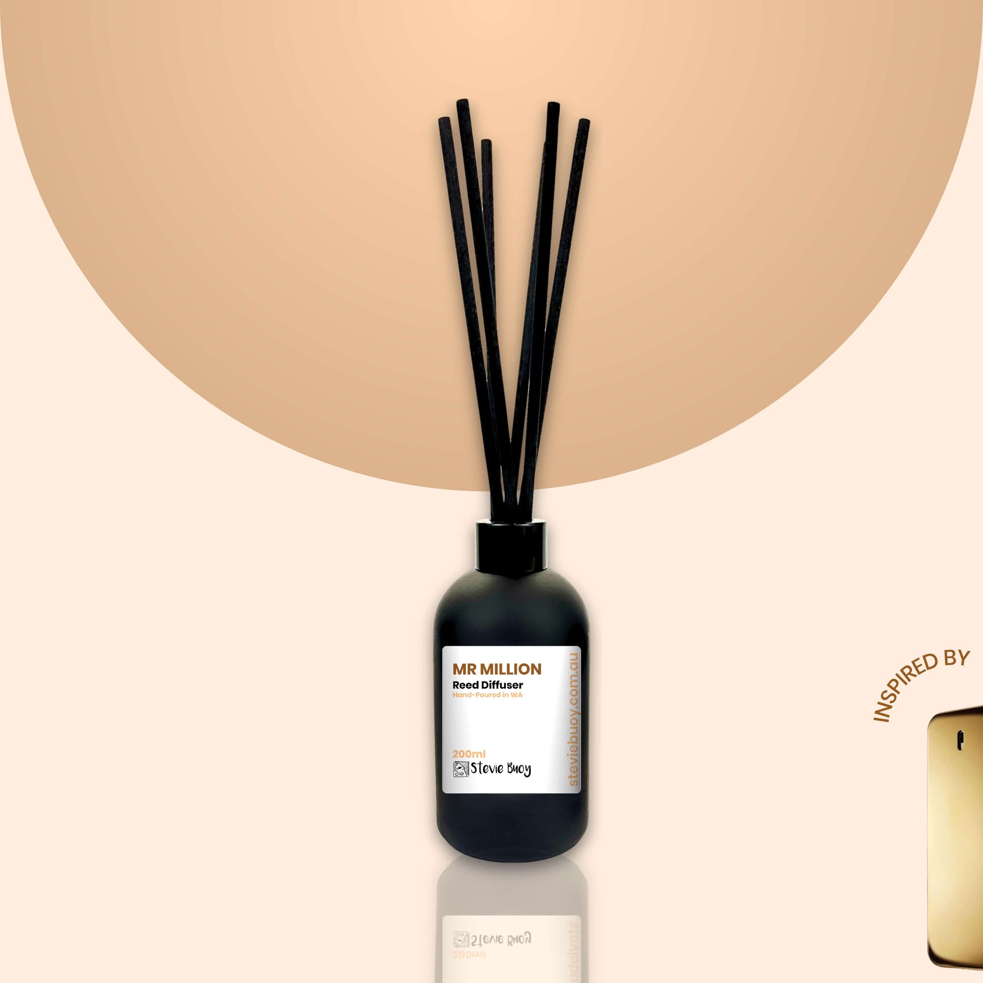 Mr Million Perfume Scented Reed Diffuser - 200ml by Stevie Buoy