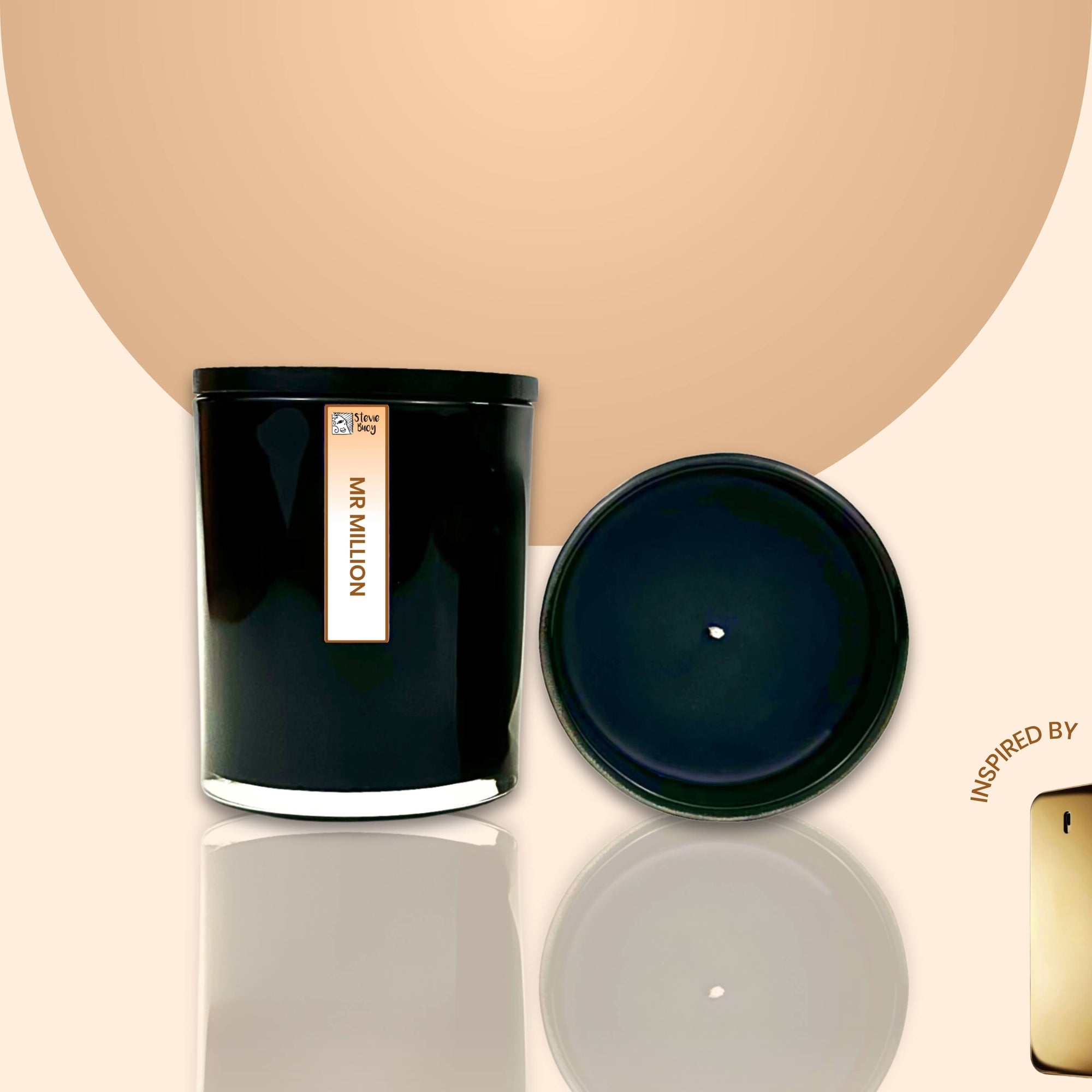 Mr Million Scented Cocosoy Candles - Large by Stevie Buoy