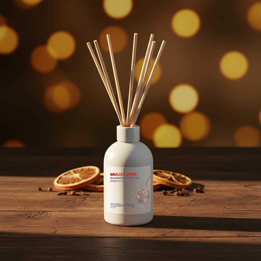 Mulled Wine Reed Diffuser - 200ml by Stevie Buoy