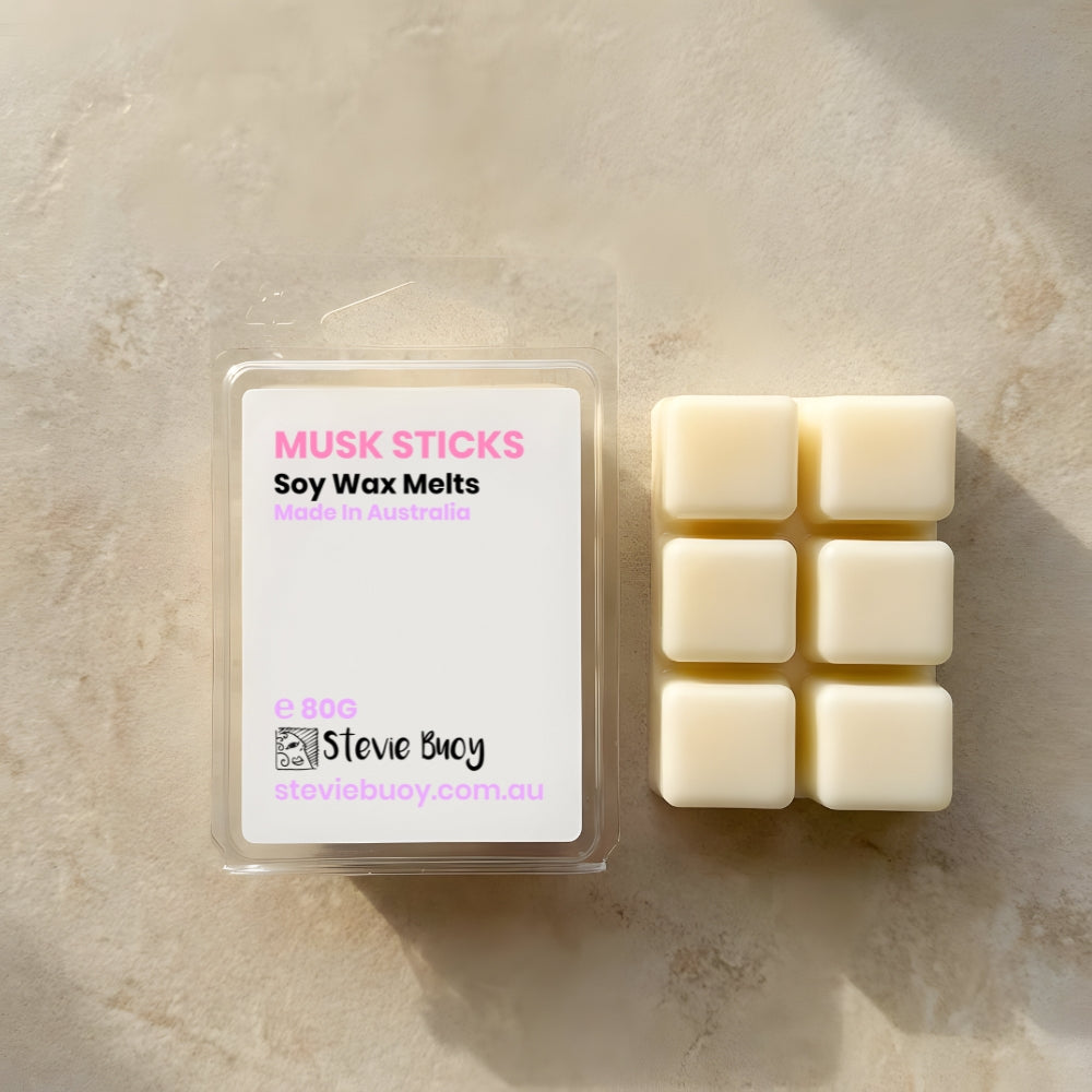 Musk Sticks – 20g Wax Melt Sample - by Stevie Buoy