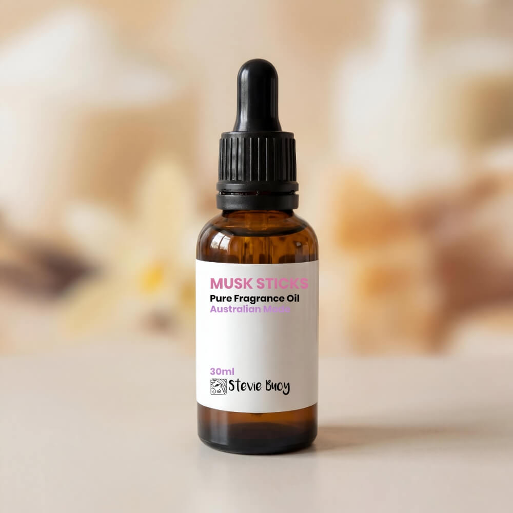 Musk Sticks Fragrance Oil for Aroma Diffusers - 30ml by Stevie Buoy