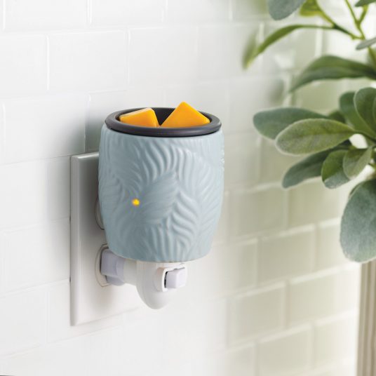 Ocean Palm Flip Dish Pluggable Warmer - by Stevie Buoy