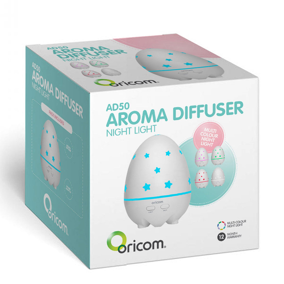 Oricom Aroma Diffuser Humidifier &amp; Night Light Baby Kids Room Ad50 - by Stevie Buoy