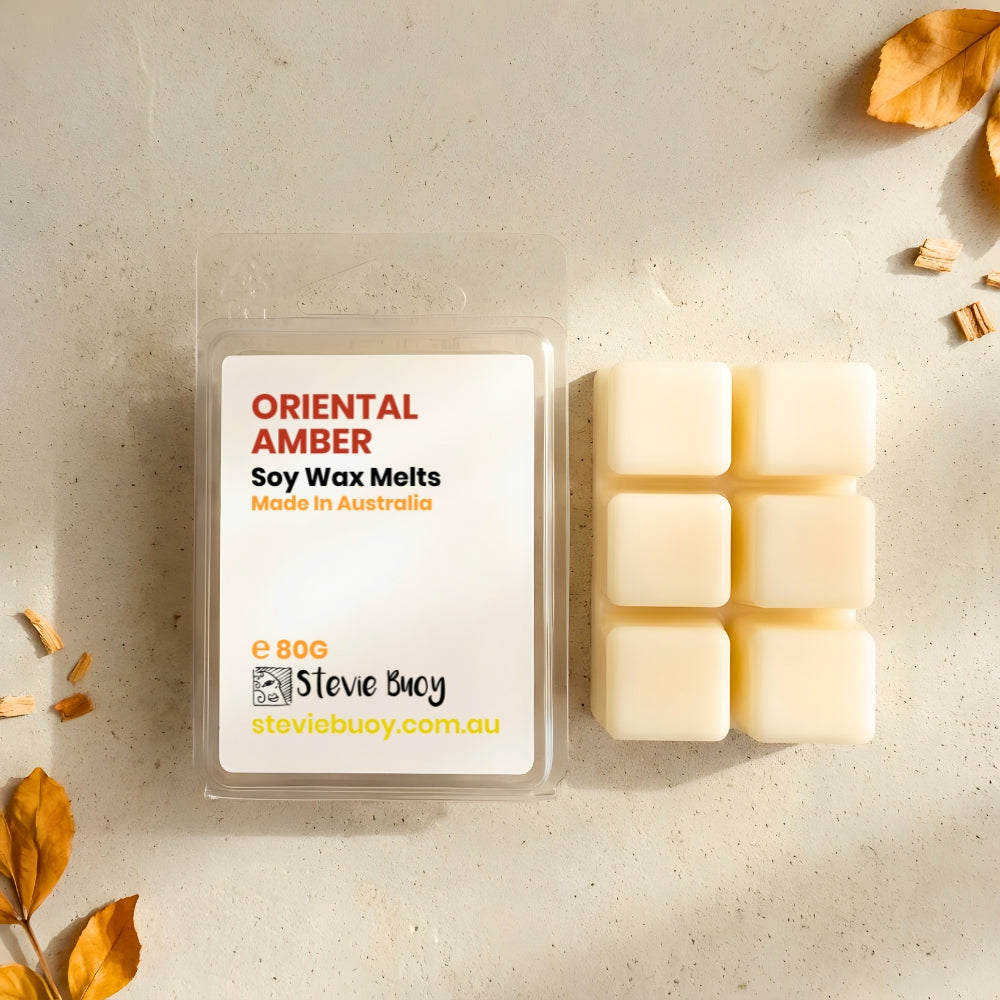 Oriental Amber Clamshell Wax Melts - by Stevie Buoy