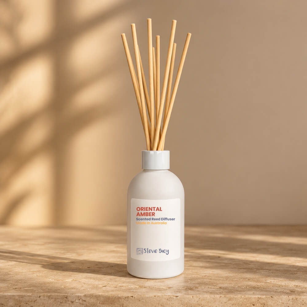 Oriental Amber Reed Diffuser - 200ml by Stevie Buoy