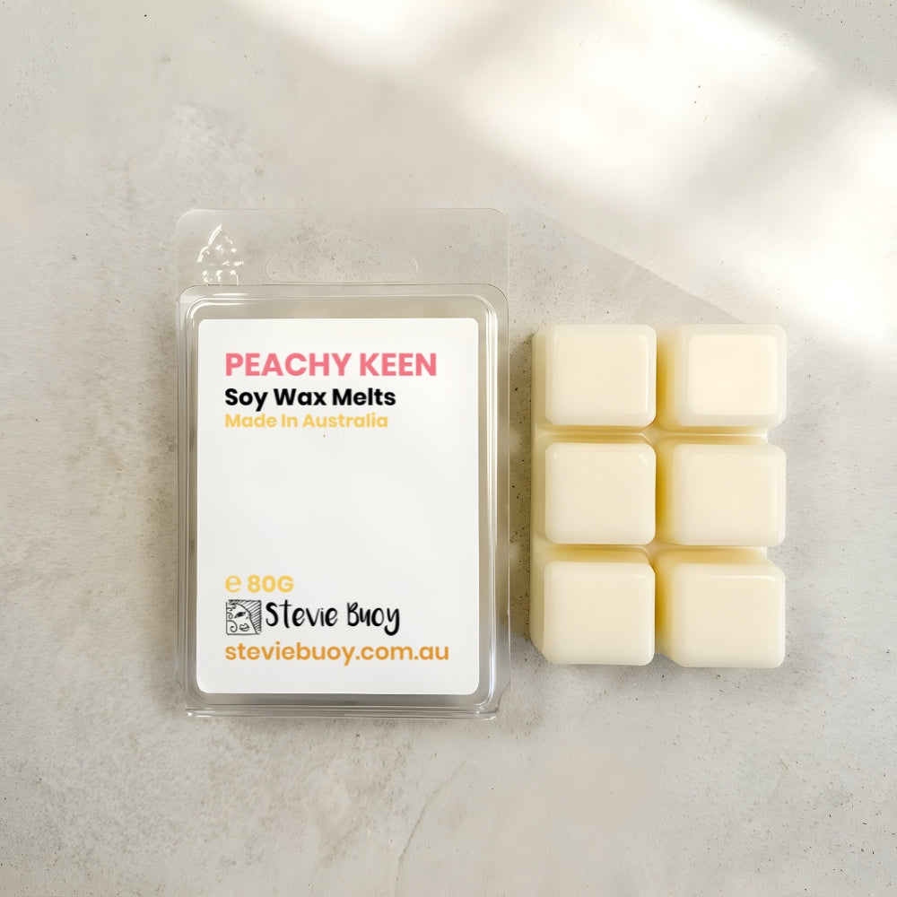 Peachy Keen Clamshell Wax Melts - by Stevie Buoy