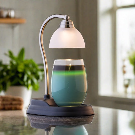 Pewter Aurora Lamp - by Stevie Buoy