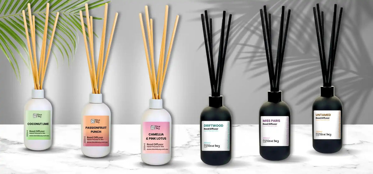 Reed diffuser collection.