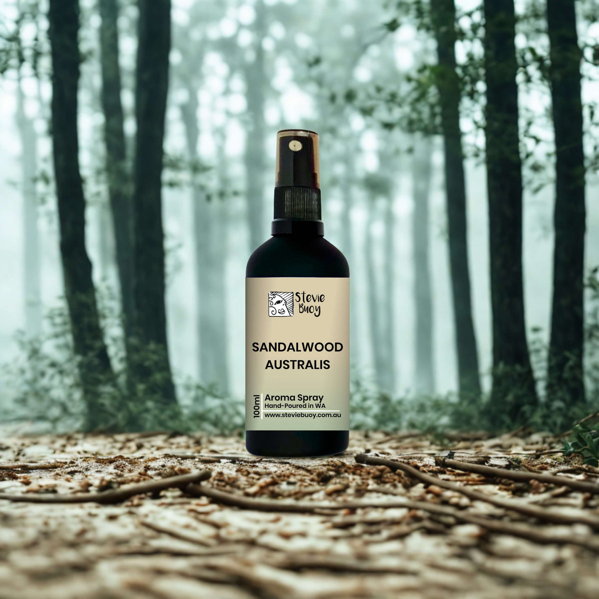 Sandalwood Australis Aroma Spray - 100ml by Stevie Buoy