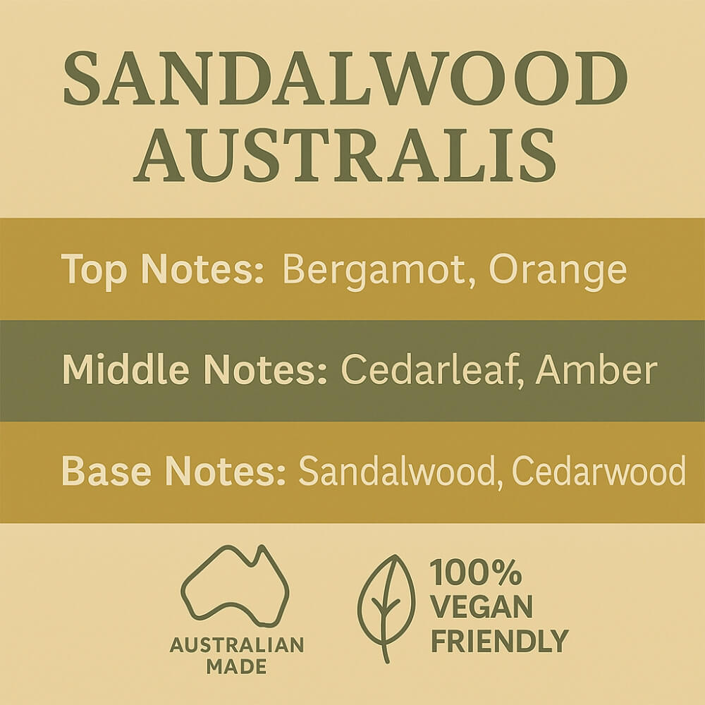 Sandalwood Australis Perfume - 50ml by Stevie Buoy