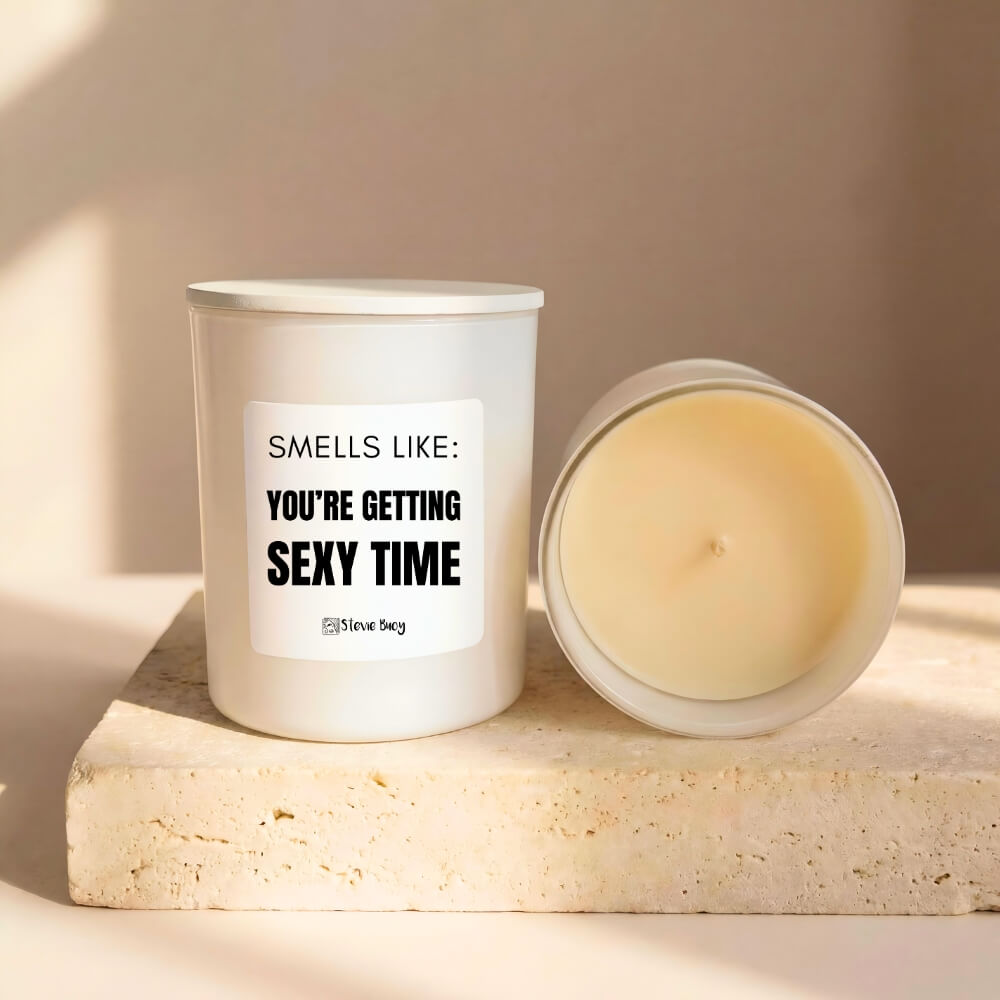 Sexy Time Naughty Candle - Large by Stevie Buoy