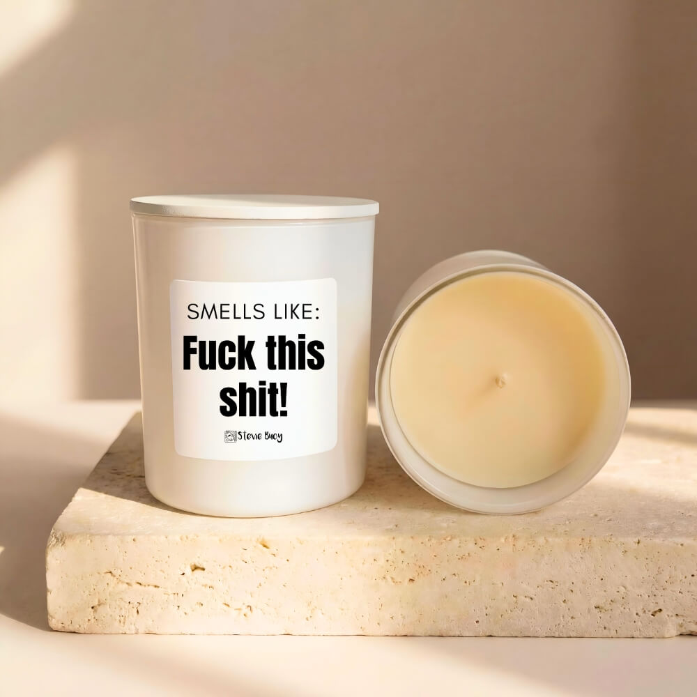 Smells Like Naughty Candle - Large by Stevie Buoy