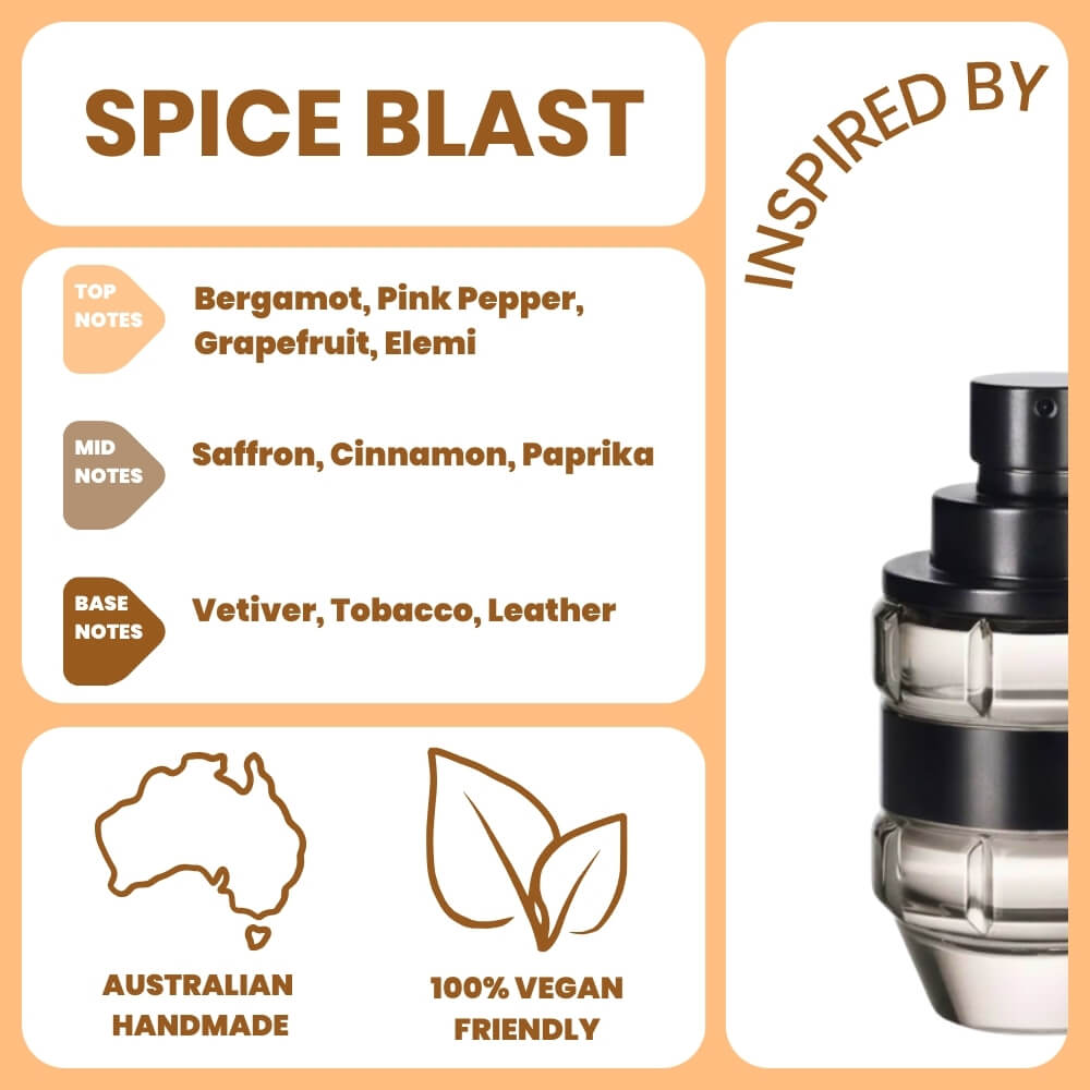 Spice Blast Perfume Oil - 15ml by Stevie Buoy