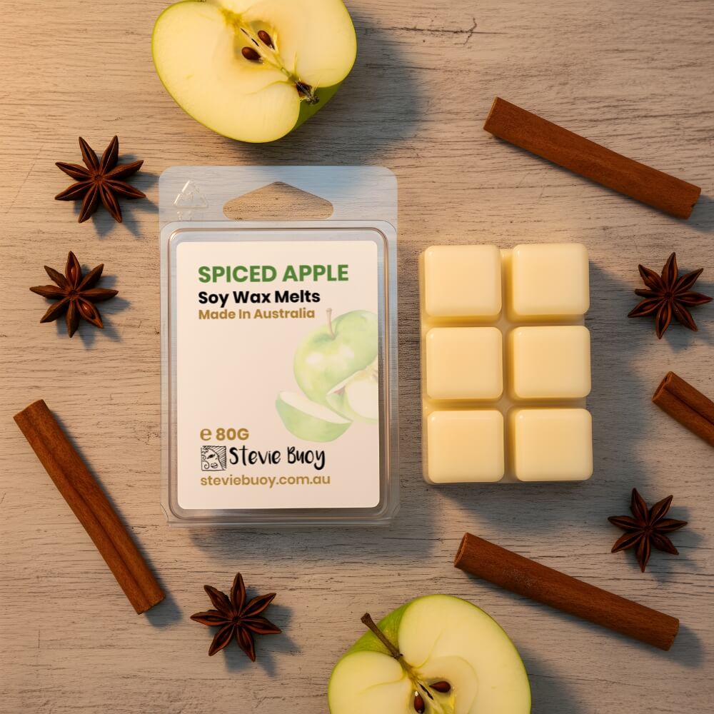 Spiced Apple Clamshell Wax Melts - by Stevie Buoy