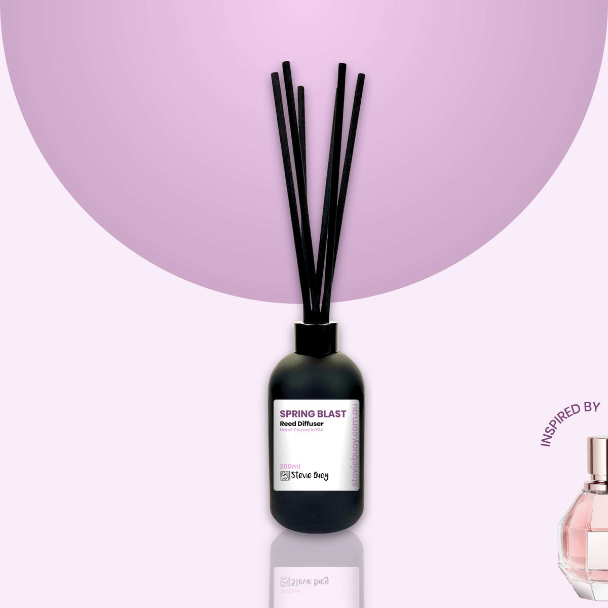 Spring Blast Perfume Scented Reed Diffuser - 200ml by Stevie Buoy