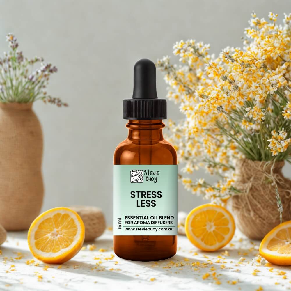 Stress Less Essential Oil Blend - 15ml by Stevie Buoy