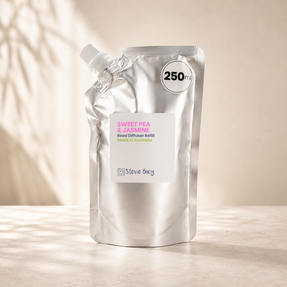 Sweet Pea &amp; Jasmine Reed Diffuser Refill - by Stevie Buoy