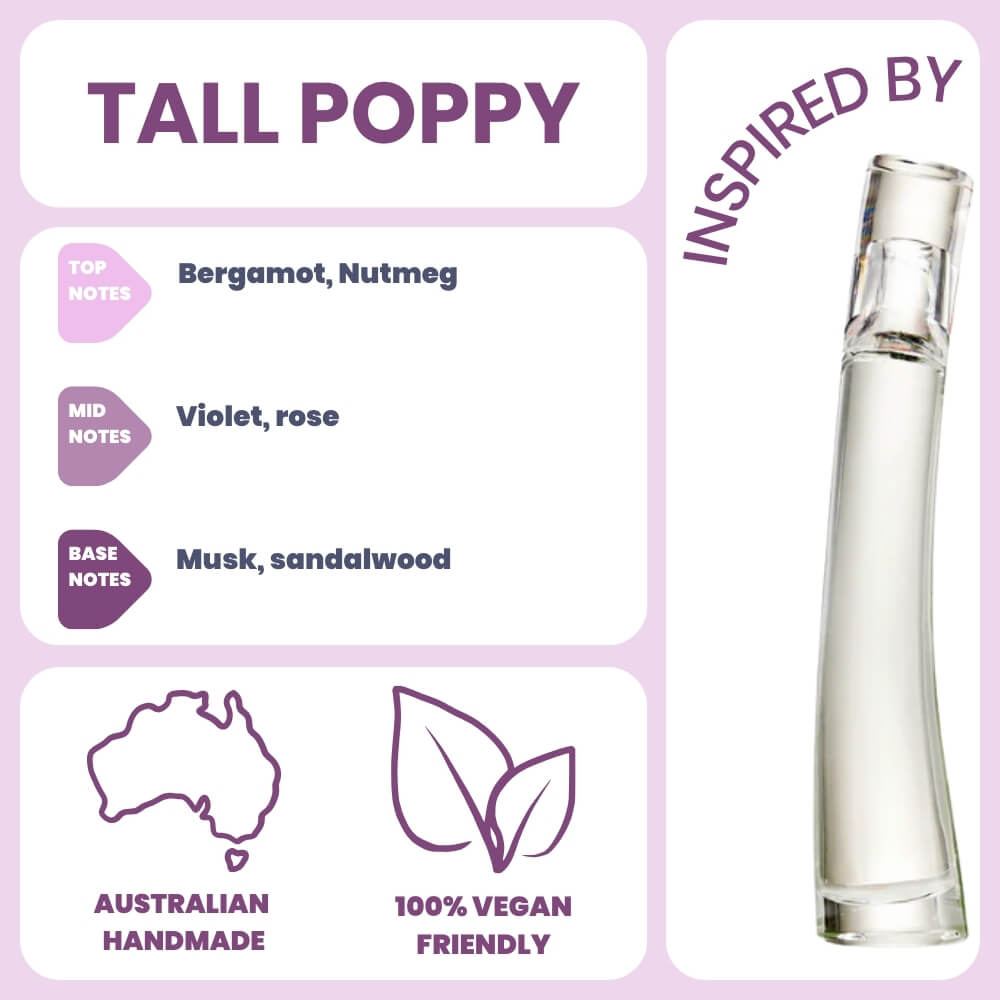 Tall Poppy Perfume Essence for Aroma Diffusers - by Stevie Buoy