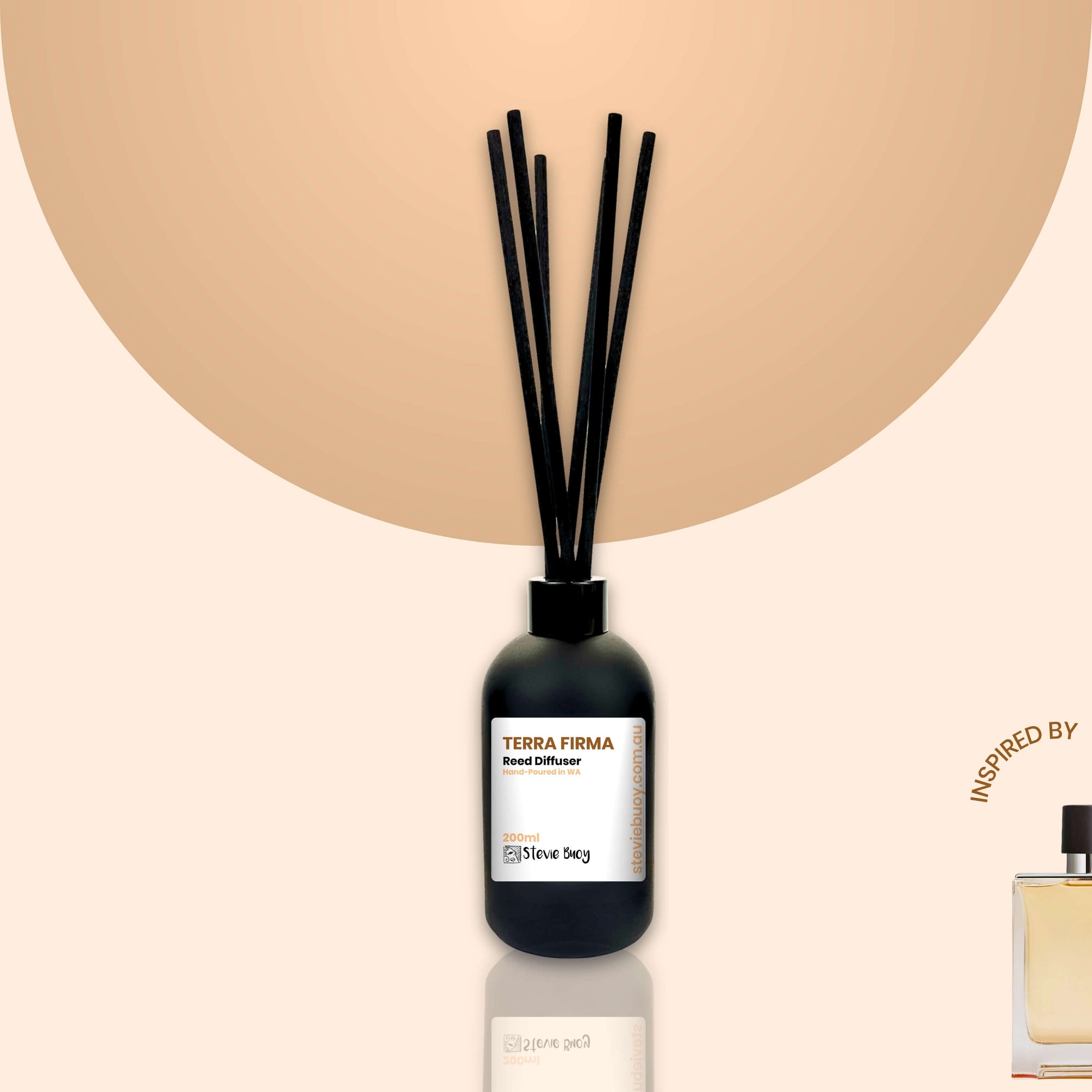 Terra Firma Perfume Scented Reed Diffuser - 200ml by Stevie Buoy