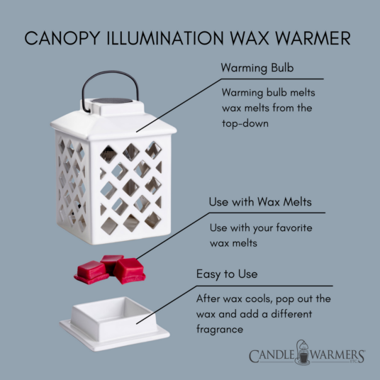 Trellis Lantern Canopy Illumination Warmer - by Stevie Buoy
