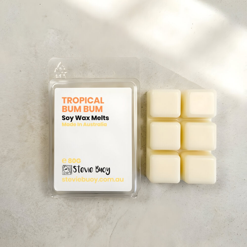 Tropical Bum Bum Clamshell Wax Melts - by Stevie Buoy