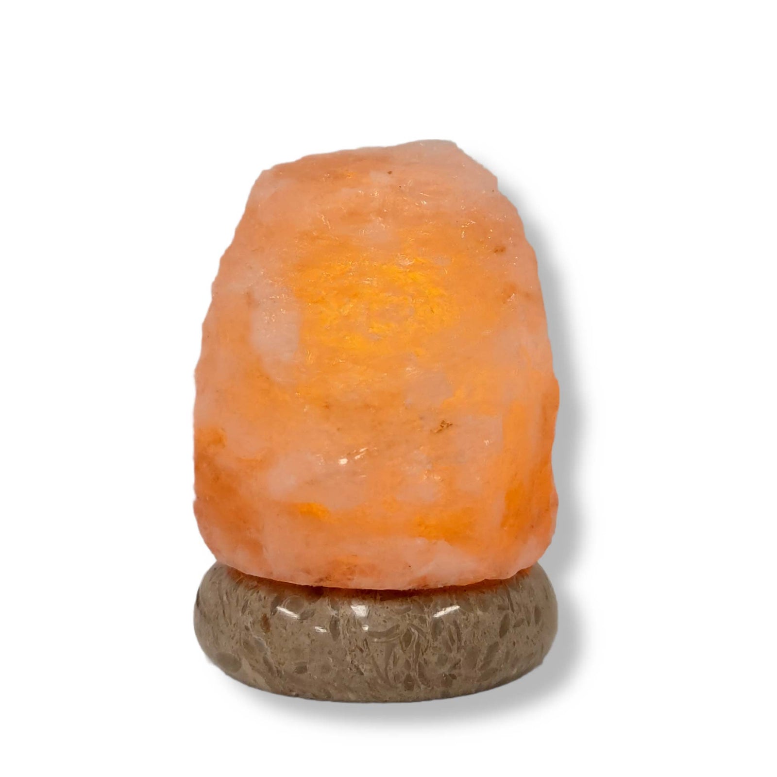 Usb Colour Changing Salt Himalayan Lamp - Natural Shape Pink Rock Led Light - by Stevie Buoy