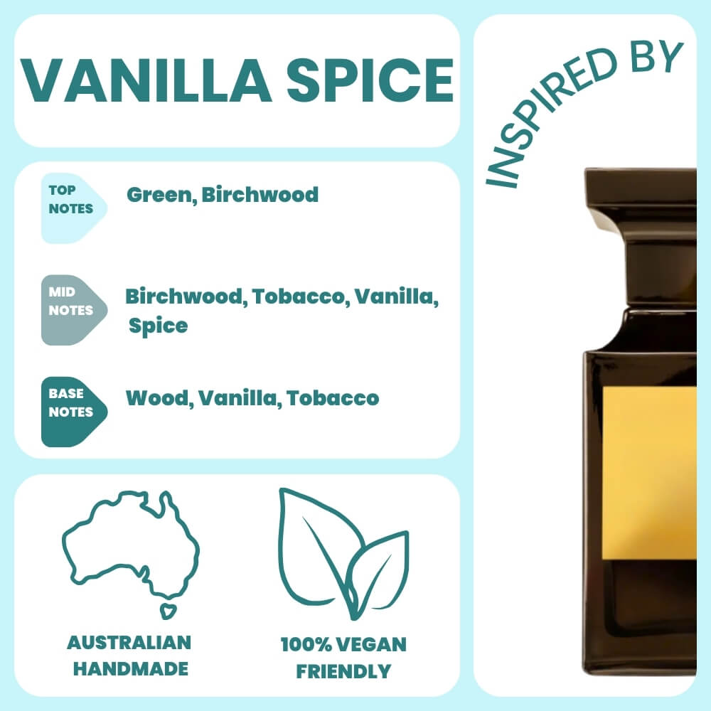 Vanilla Spice Perfume - 50ml by Stevie Buoy