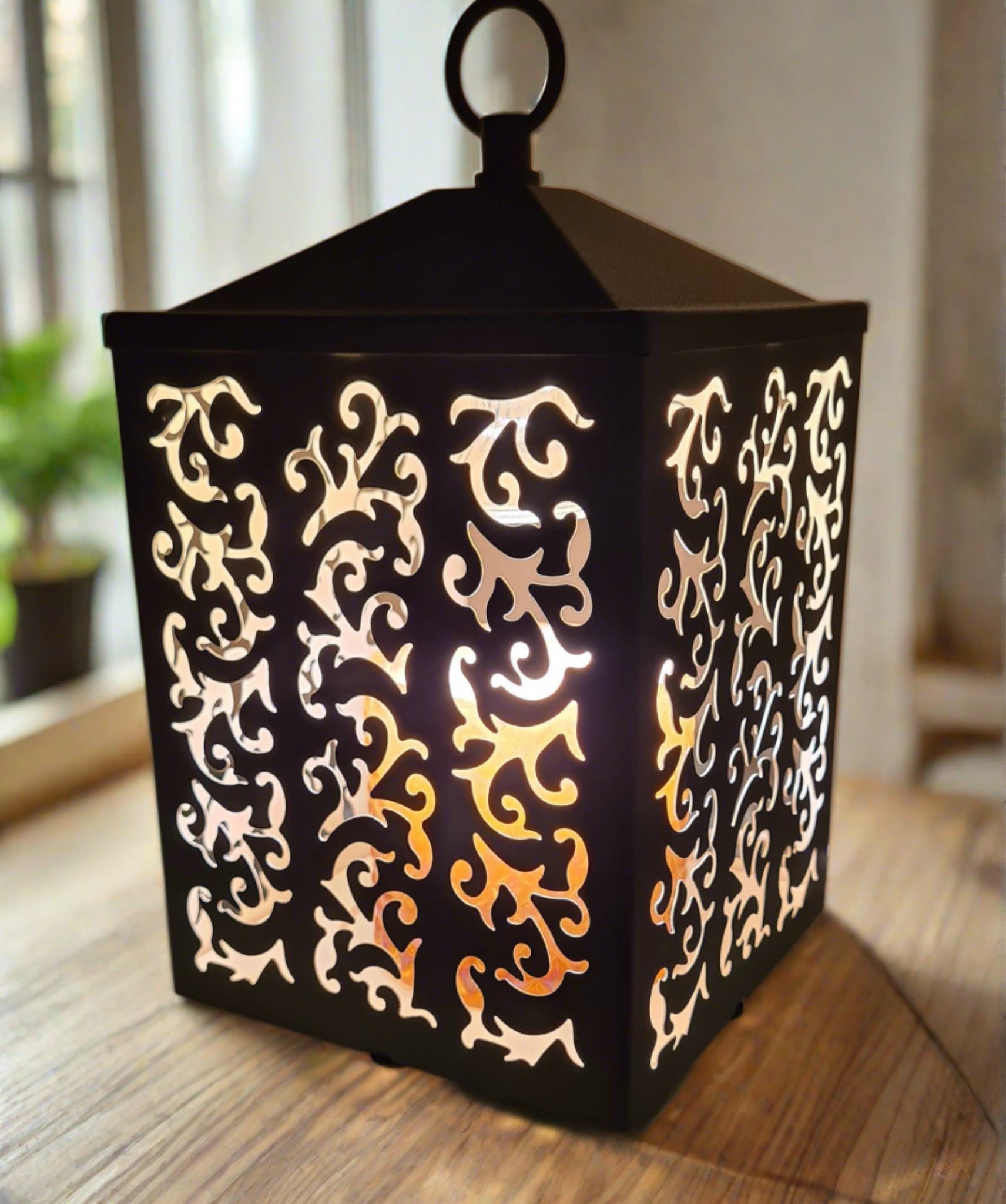 White Cottage Lantern - by Stevie Buoy