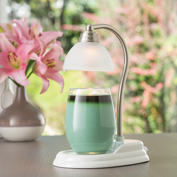 White Nickel Aurora Lamp - by Stevie Buoy