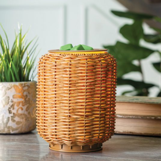 Wicker Lantern Illumination Warmer - by Stevie Buoy