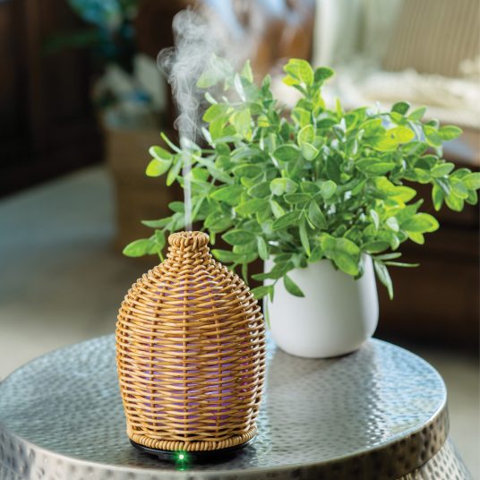 Wicker Vase Ultrasonic Aroma Diffuser - by Stevie Buoy