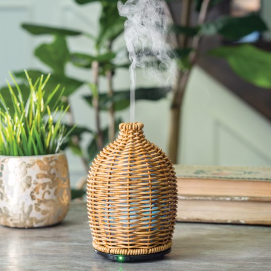 Wicker Vase Ultrasonic Aroma Diffuser - by Stevie Buoy