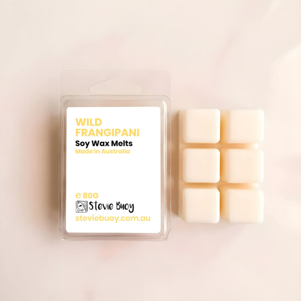 Wild Frangipani Clamshell Wax Melts - by Stevie Buoy