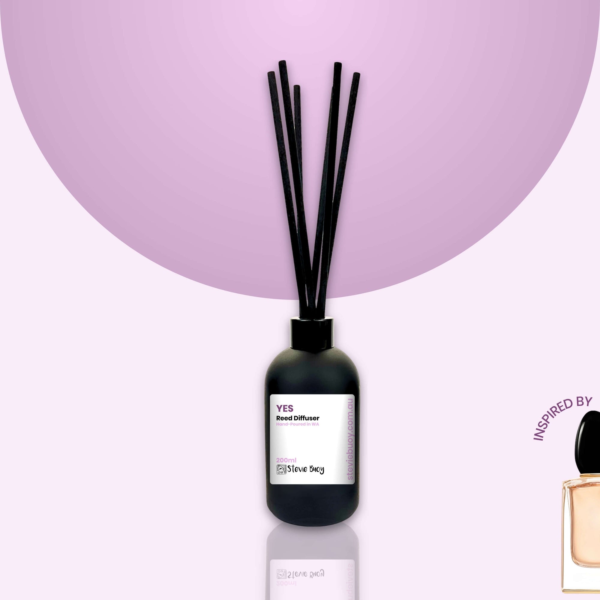 Yes Perfume Scented Reed Diffuser - 200ml by Stevie Buoy